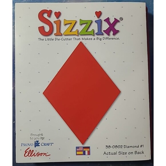 Provo Craft Sizzix Die Diamond 38-0802 - Picture 1 of 3